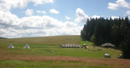 Tábořiště v Lísku